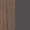 Walnut and black grey swatch