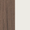 Walnut and white swatch