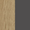 White oak and black grey swatch