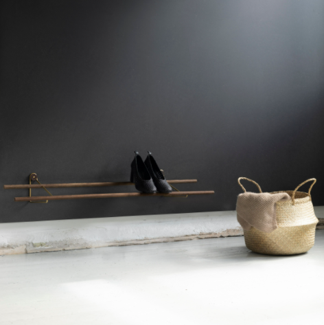 Wall Mounted Danish Shoe Rack by WeDoWood