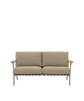 muuto 2 seater outdoor sofa in Ribbed Weave Taupe