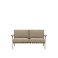 muuto 2 seater outdoor sofa in Ribbed Weave Taupe