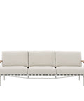 settle 3 seater outdoor sofa in Laze 1 and Grey by muuto 