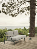 outdoor scandinavian settle sofa by muuto 