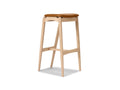 No 7 Bar Stool, Leather by Sibast