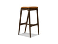 No 7 Bar Stool, Leather by Sibast