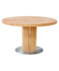 Rib Dining Table, Round by Sibast