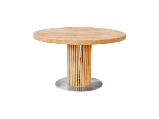 Rib Dining Table, Round by Sibast