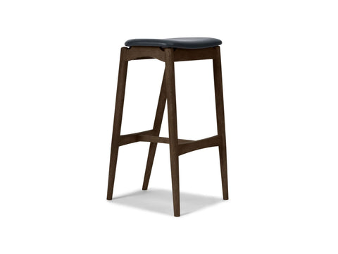 No 7 Bar Stool, Leather by Sibast
