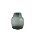 muuto silent vase in dark green