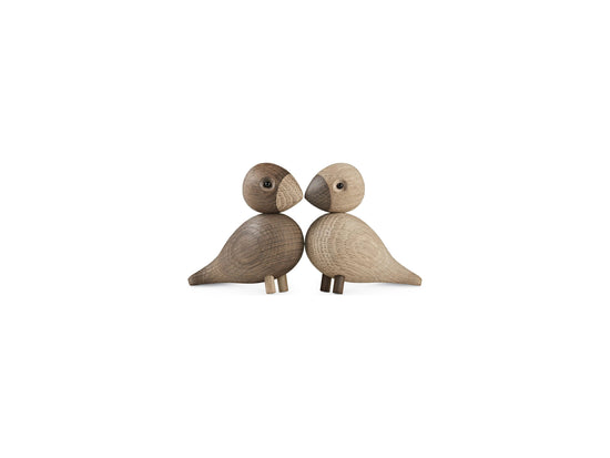 Kay Bojesen Lovebirds, Oak/Smoked Oak