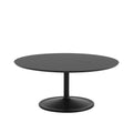 muuto soft coffee table with black nanolaminate top and black base