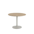 grey and solid oak soft table by muuto