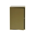 Stacked Storage System Module with Door in Brown Green Size Large by Muuto