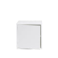 Stacked Storage System Module with Door in White Size Medium by Muuto