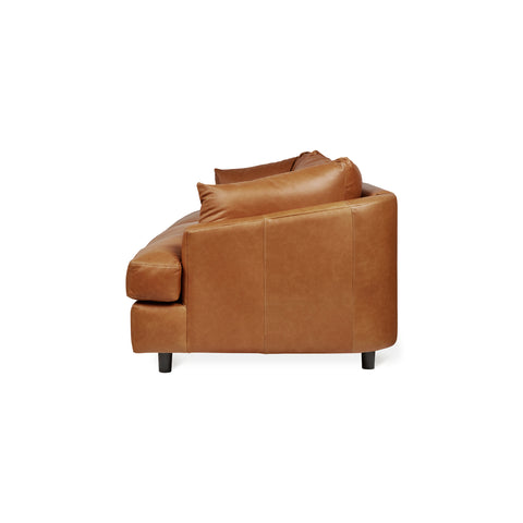 thalia sofa designed by gus modern in Tucson Sienna Leather, side profile