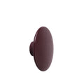 muuto large wood dot coat hanger in burgundy