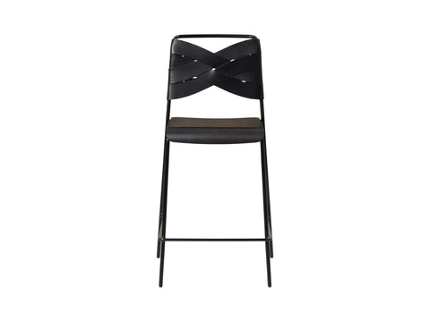 torso bar chair in black by design house stockholm