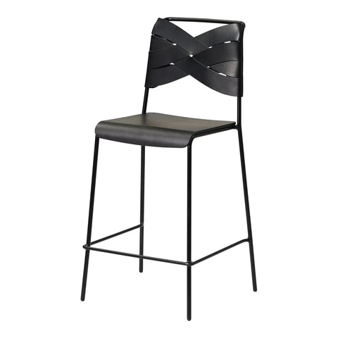 torso bar chair in black by design house stockholm