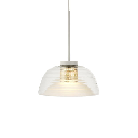 two layer pendant in grey by muuto 