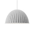 muuto under the bell pendant lamp in white melange size large 