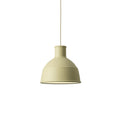 muuto unfold beige green pendant lamp