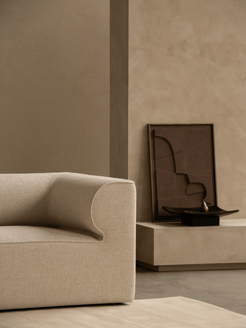 Audo Copenhagen Eave Sectional, 34" Depth, Standard Modules in a styled interior