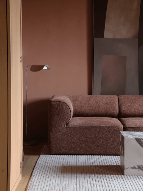 Audo Copenhagen Eave Sectional, 34" Depth, Standard Modules in a styled interior