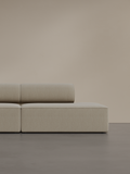 Minimalist beige Eave Modular Sofa with modular sections against neutral background