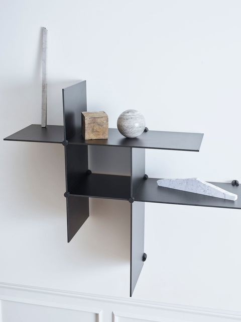 Up The Wall Shelf, Black by Bent Hansen