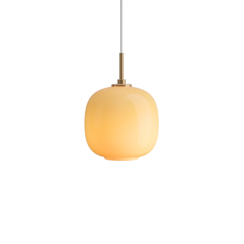 VL 45 pendant in new 2025 amber rose by Louis poulsen