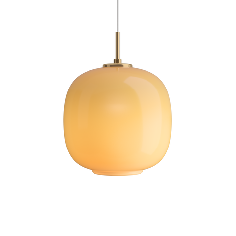 vl 45 pendant in amber by Louis Poulsen 