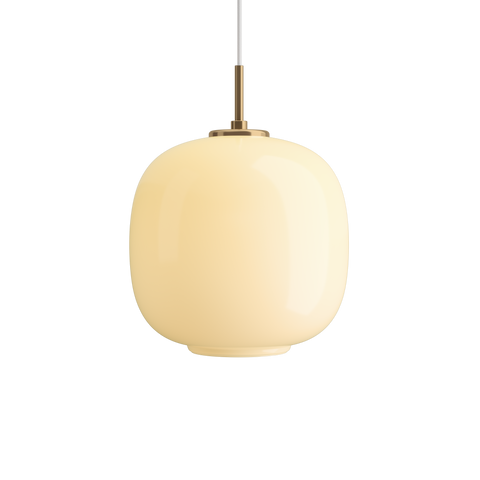 vl 45 pale yellow pendant by Louis Poulsen 