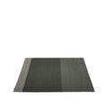 muuto varjo area rug in dark green