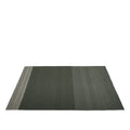 muuto varjo area rug in dark green