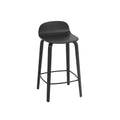 muuto black visu counter stool