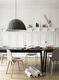 scandinavian dining room with furniture and lighting from muuto