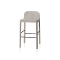 cleo bar stool by Canadian furniture company EDITS in pencil grey