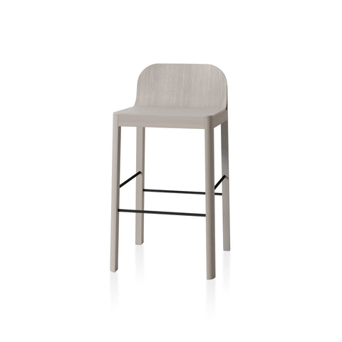 cleo bar stool by Canadian furniture company EDITS in pencil grey
