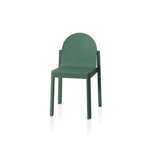 Canadian furniture company edits design cleo chair in pine green