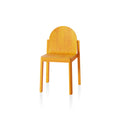 Canadian furniture company edits design cleo chair in tangerine orange