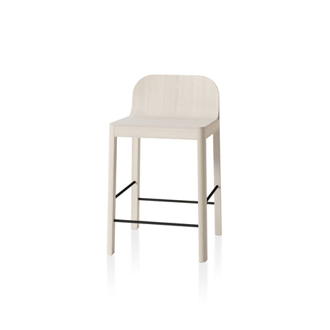 Cleo Counter Stool by Canadian Furniture Company Edits in chalk white