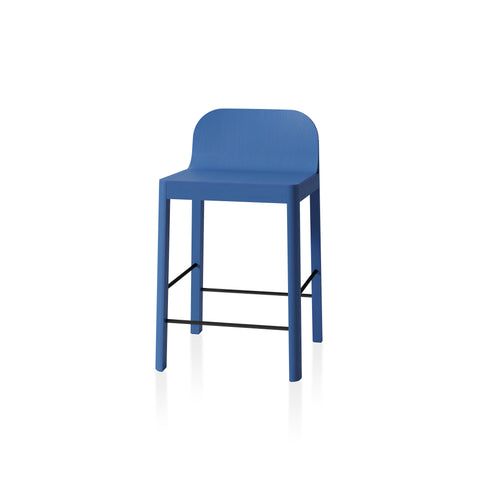 Cleo Counter Stool by Canadian Furniture Company Edits in classic blue 