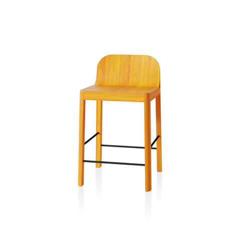 Cleo Counter Stool by Canadian Furniture Company Edits in tangerine orange