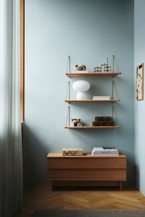 Loop Desk - Wall Mounted Scandinavian Desk by WeDoWood