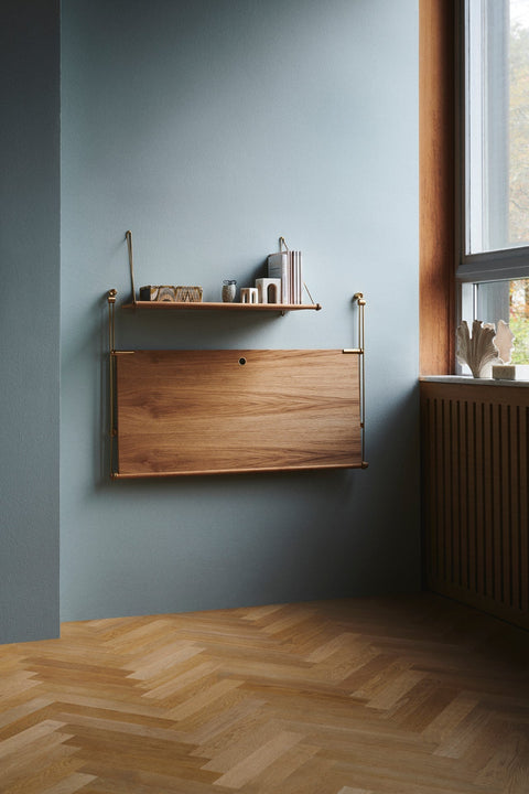 Loop Desk - Wall Mounted Scandinavian Desk by WeDoWood