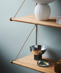 Loop Shelf - Wall mounted Danish shelf by WeDoWood