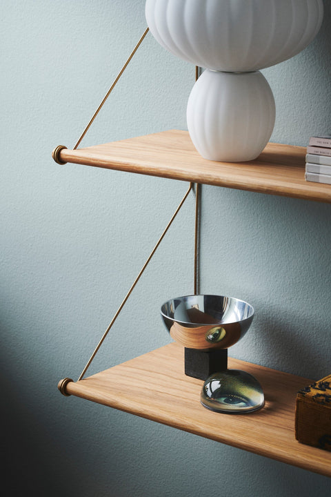 Loop Shelf - Wall mounted Danish shelf by WeDoWood