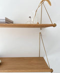 Loop Shelf - Wall mounted Danish shelf by WeDoWood