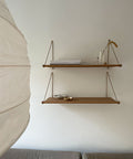 Loop Shelf - Wall mounted Danish shelf by WeDoWood